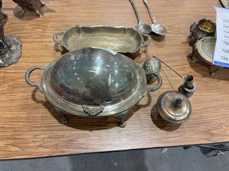 Serving Tray and Spoons
