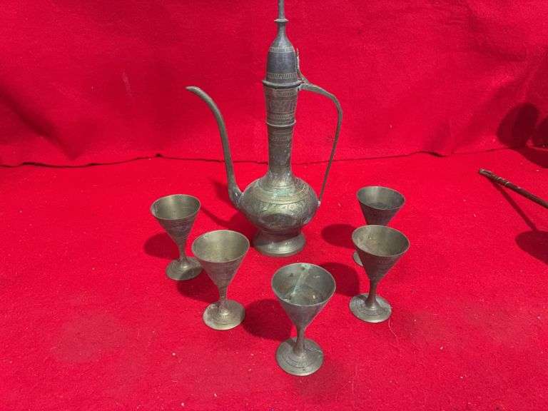 Brass Tea Set