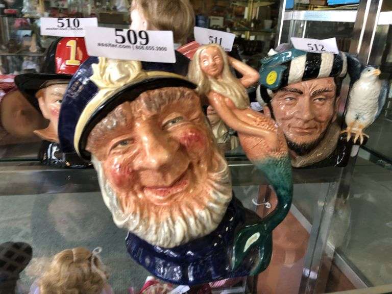 Vintage Royal Doulton Toby Jug "Old Salt" D6551 60/572 COPR 1960