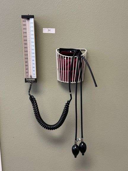 Baumanometer Blood Pressure Complete Wall Unit