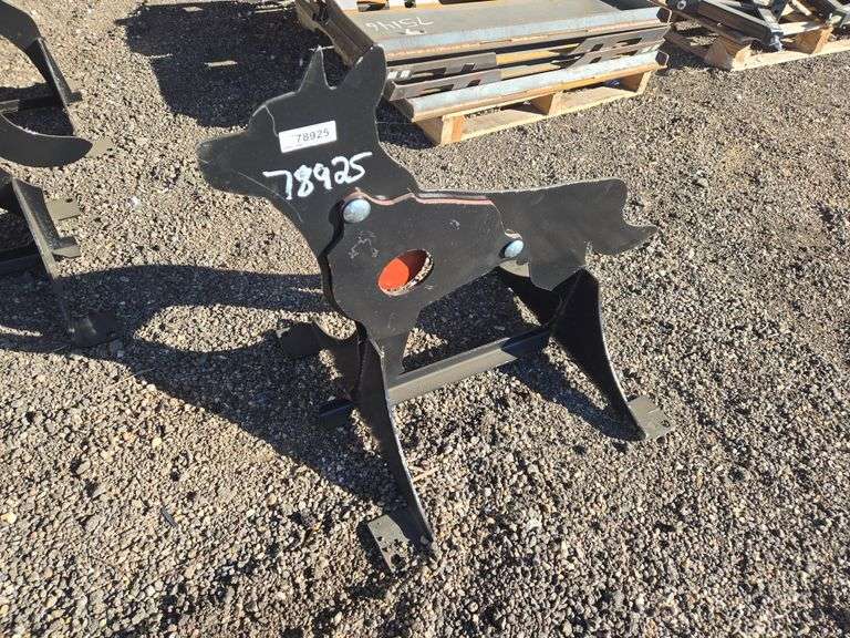 3/8 in. AR500 Steel Coyote Shooting Target With Heart Flapper