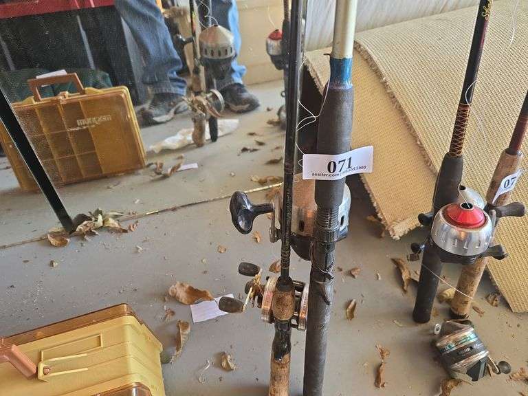 ABU Garcia 550CL3 Reel w/Rod & Zebco Boss Hawg 808 Reel w/Rod