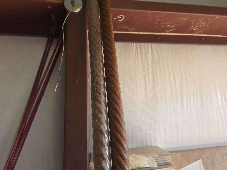 (2) 72" Wood Decorative Poles w/End Caps