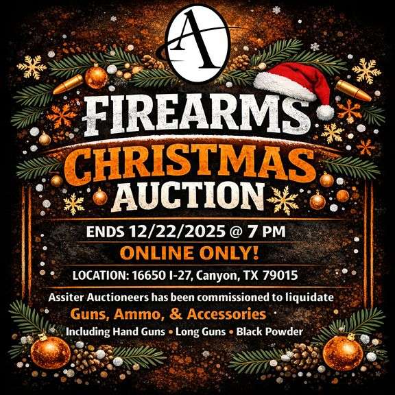 Christmas Firearms Auction Online Only