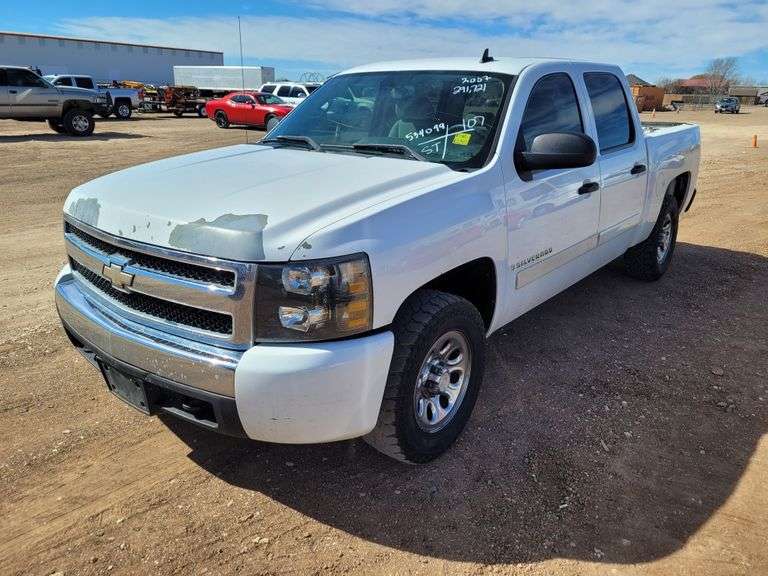 2007  Chevrolet  Silverado 1500 W/T  Crew Cab 4D