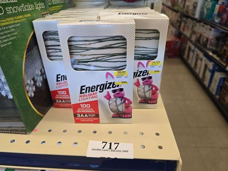 (15) Boxes Energizer Holiday Lighting, 100 LED Microdots, Battery Powered