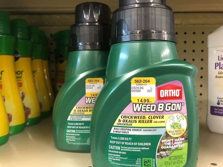 (3) Ortho Concentrate Weed-B-Gon 16 oz - Assiter Auctioneers