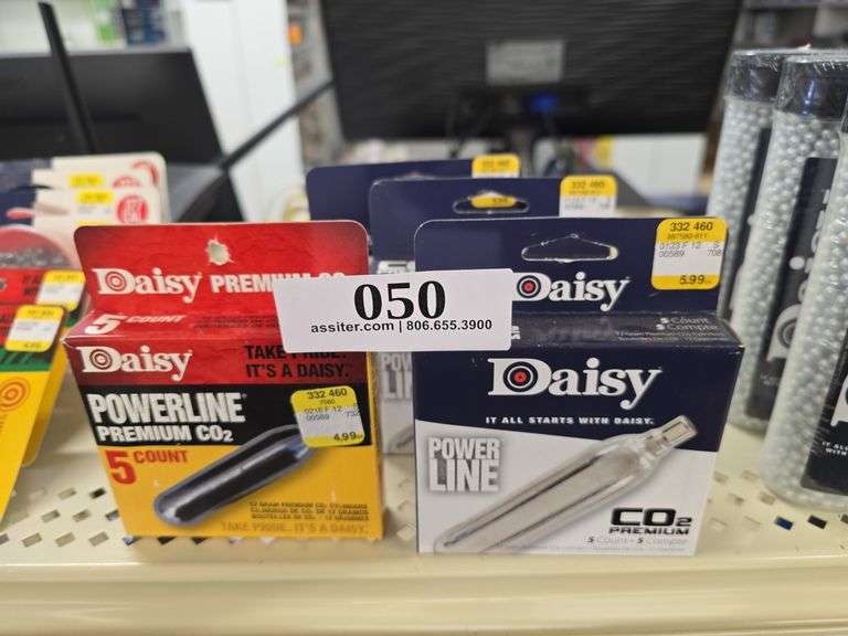 (20) Daisy Powerline Premium CO2 Cylinders