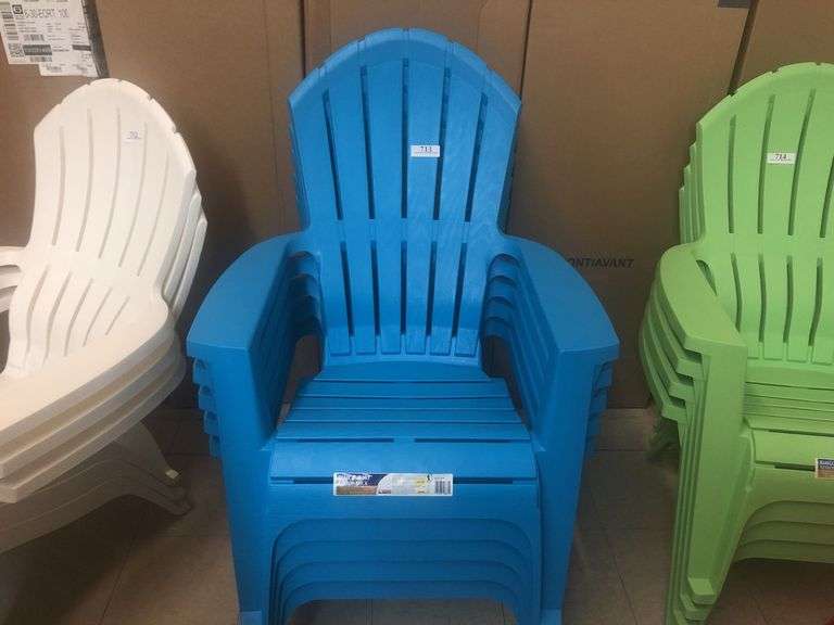 (5) Adams Real Comfort Adirondack Patio Chairs - Assiter Auctioneers