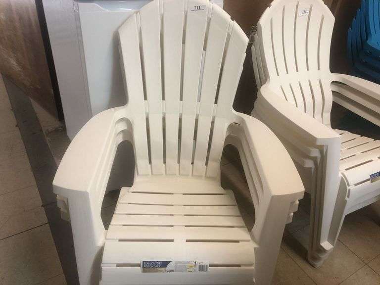 (3) Adams Real Comfort Adirondack Patio Chairs - Assiter Auctioneers