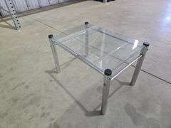 Glass End Table