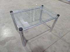 Glass End Table