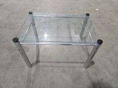 Glass End Table