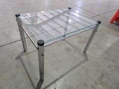 Glass End Table