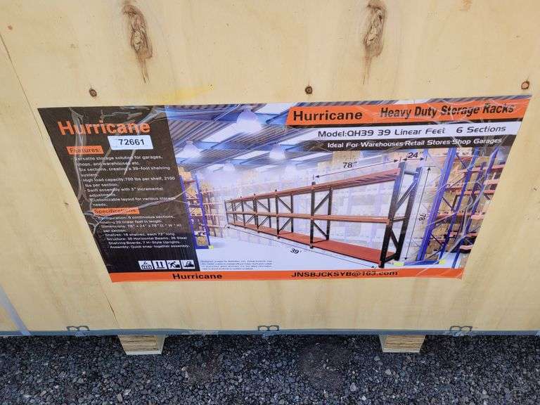 QH39  Hurricane Heavy Duty Storage Racks