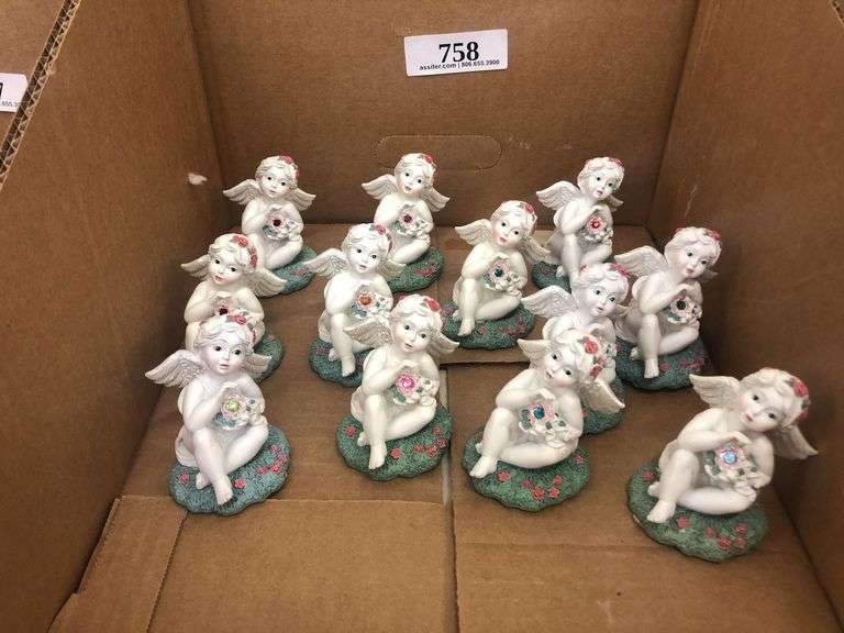 March Angel Shelf Decor by Spoontiques