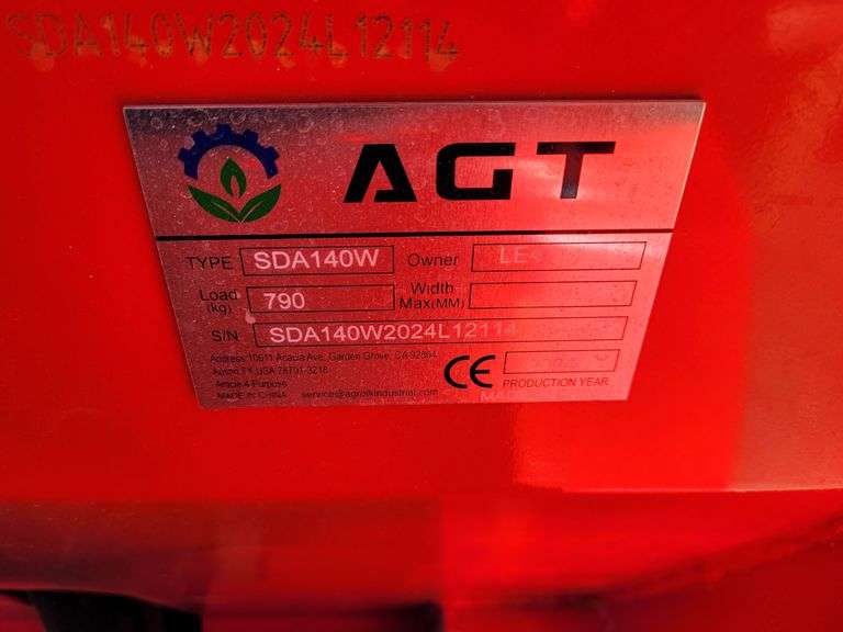 2024  UNUSED AGT SDA 140W Mini Wheels Loader  Skid Steer