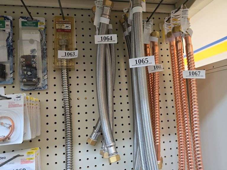 (4) Water Heater Supply Line 18"