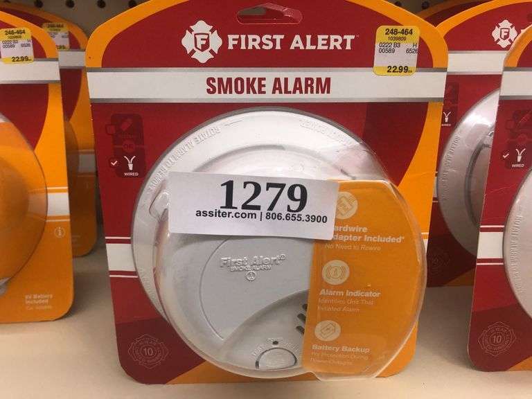 (3) First Alert Smoke Alarm Wired