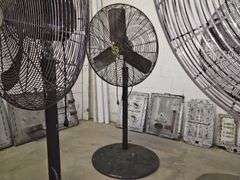 30" Airmaster Industrial Pedestal Fan UP3OLF16-H