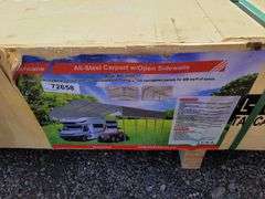 MSC2020F  Hurricane 20'x20' All-Steel Carport w/Enclosed Walls