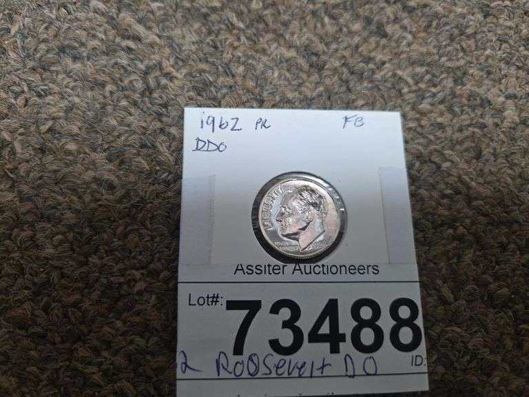 1962 Roosevelt Doubled Obverse (Proof)