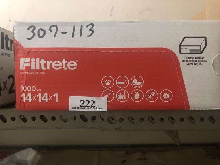 (6) 3M 90 Day Filter 1000 14 x 14 x 1