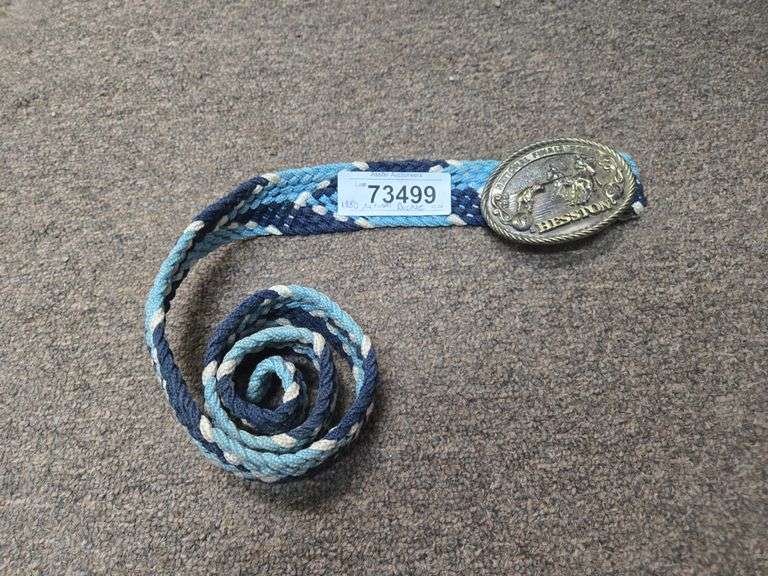 1980 National Finals Rodeo Hesston Buckle