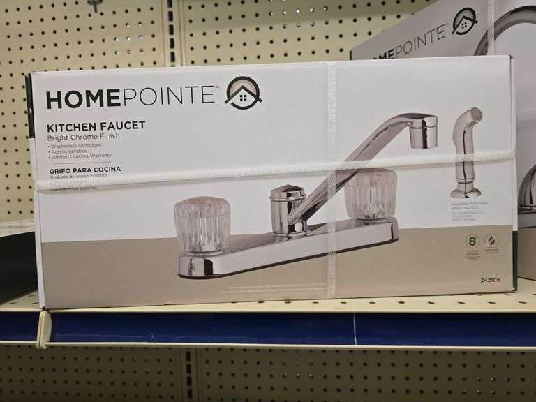 Home Pointe Kitchen Faucet Bright Chrome 242105