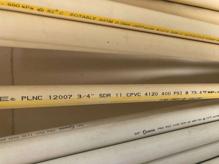 (11) CPVC Pipe 3/4" x 10ft