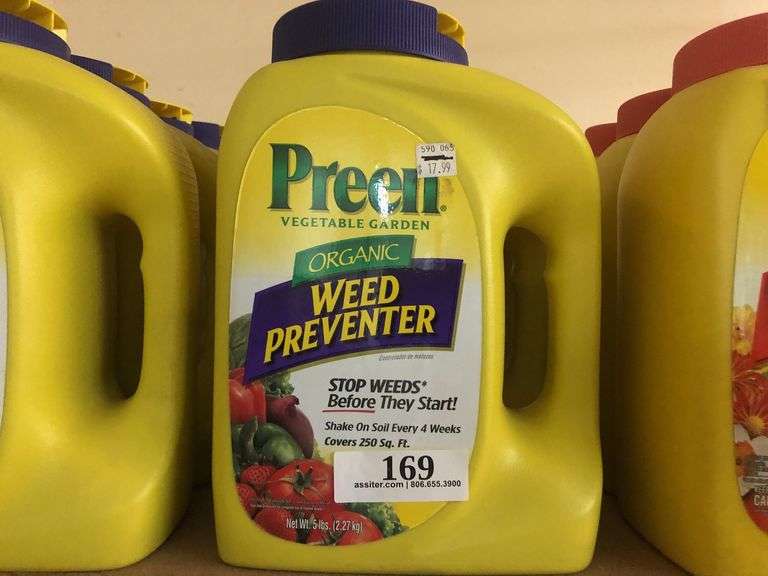 (3) 5lb Preen Organic Garden Weed Preventer