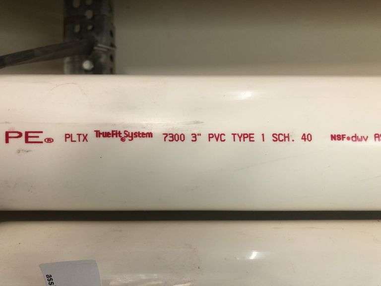 (9) PVC SCH 40 Pipe 3" x 10ft