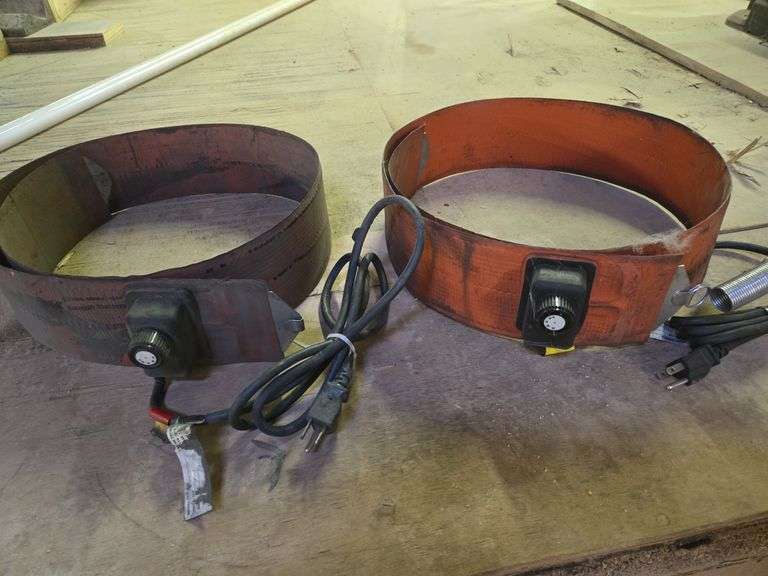 (2) Brisket Heat 55 Gallon Barrel Heaters