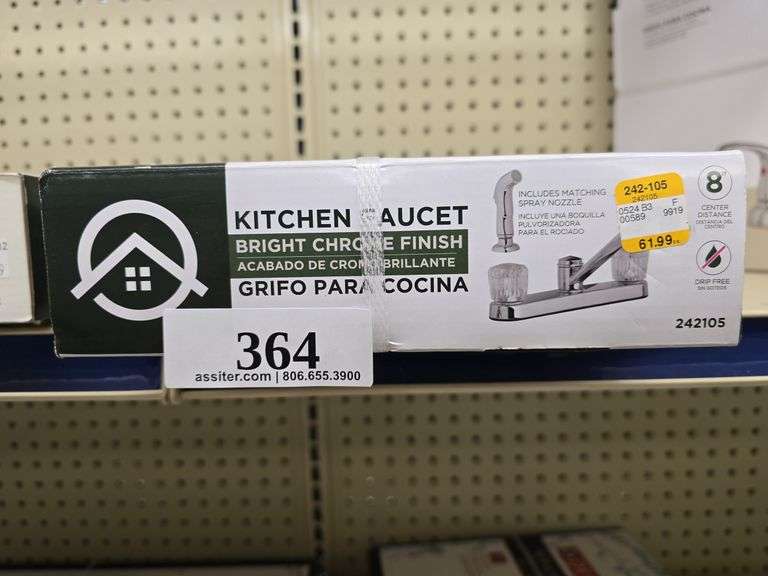 Home Pointe Kitchen Faucet Bright Chrome 242105