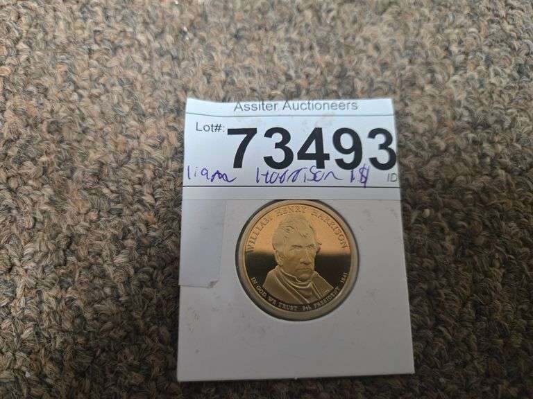 Willliam Harrison One Dollar Presidential