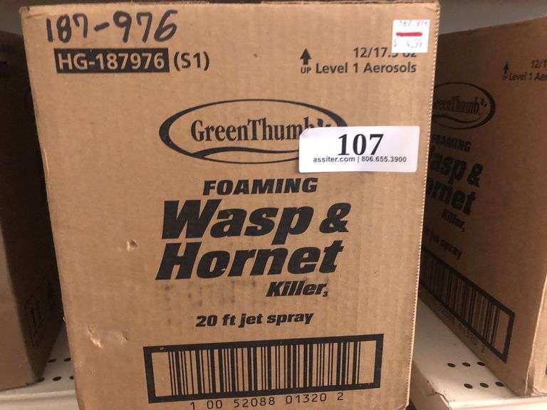 (12) 17.5oz GT Foaming Wasp & Hornet Killer 3