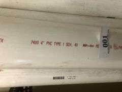 (101/2) PVC SCH 40 Pipe 4" x 10ft