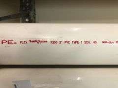 (9) PVC SCH 40 Pipe 3" x 10ft