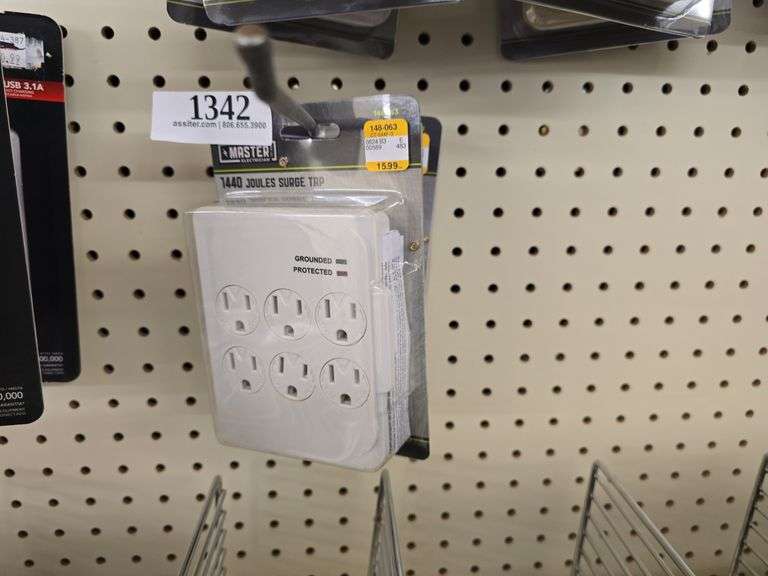 (2) Master Electrician 1440 Joules Surge Tap