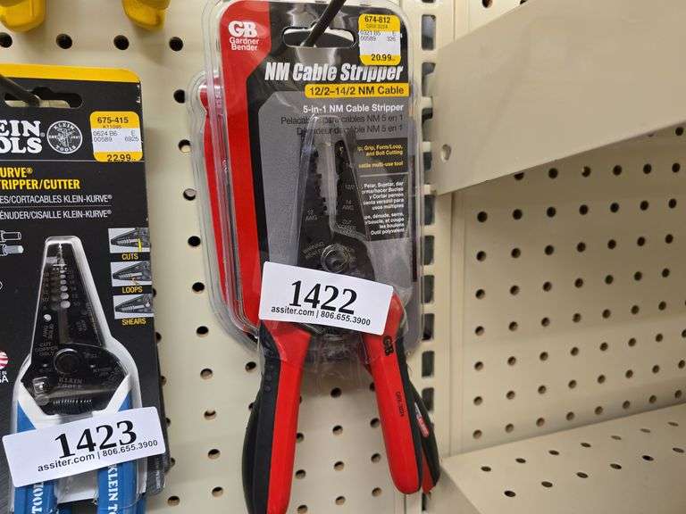 gNM Cable Stripper 12/2-14/2 Cable, GB Wire Stripper w/Voltage Sensorb