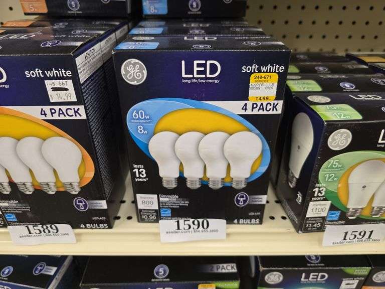 (6) 4pack 60W LED Soft White Bulbs