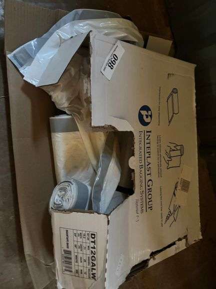 rolls of trash bags