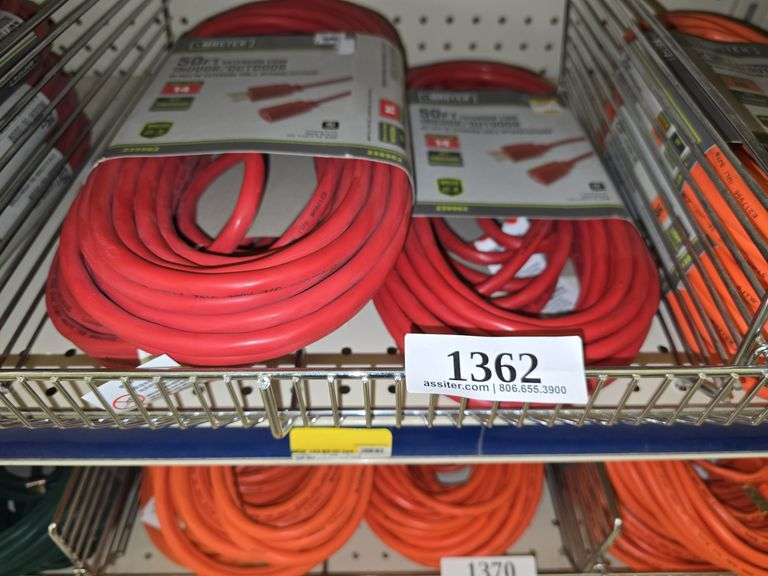 (3) Master Electrician 50ft Extension Cord