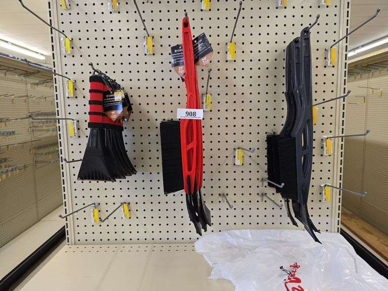 (10) 21" Deluxe Snow Brush w/(6) 11" Ice Scraper