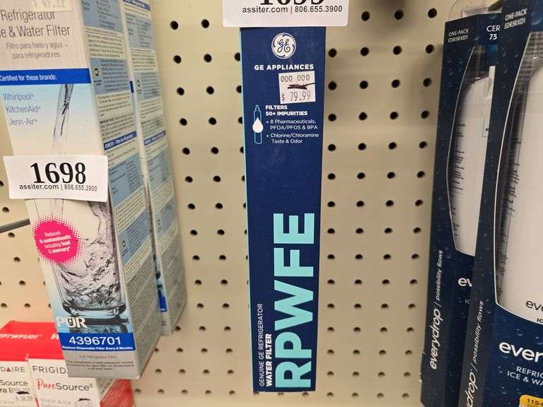 (2) GE RPWFE Refrigerator Filter