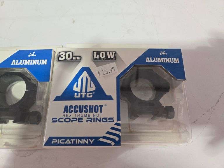 (2) UTG 30mm Scope Rings