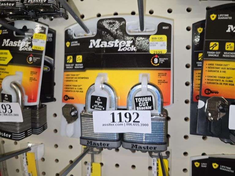 (4) 2pack Masterlock