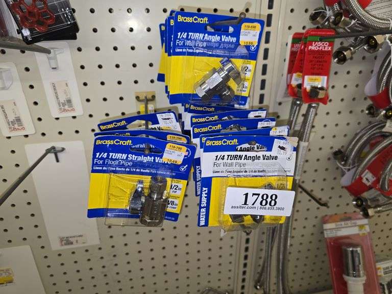 Brass Craft 1/4 Turn Valves for Floor & Wall