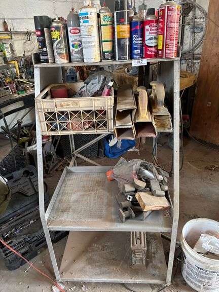 Shop shelves with misc