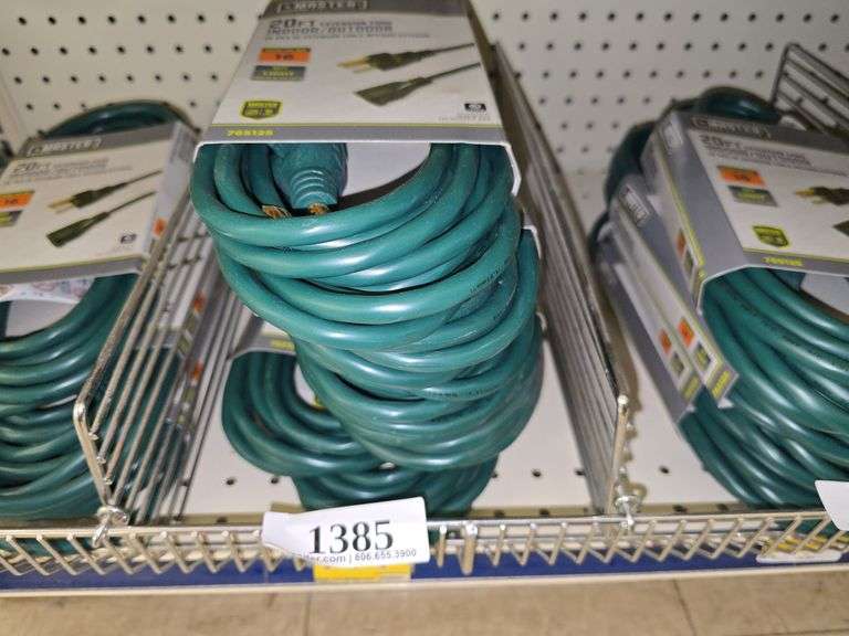 (6) Master Electrician 20ft Extension Cord